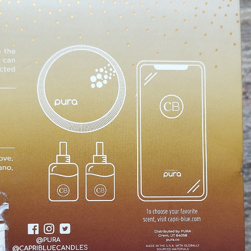 Pura Capri Blue Fragrance Diffuser Set - Picture 8 of 9